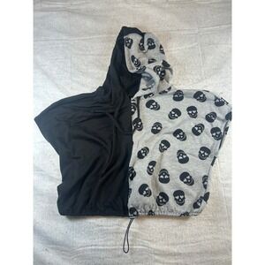 No Boundaries Kids Girls Skull Split color Hoodie Sweatshirt Size XXL 19